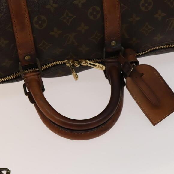 LOUIS VUITTON Monogram Keepall Bandouliere 55 Boston Bag M41414 - Picture 8 of 16